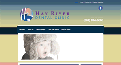 Desktop Screenshot of hayriverdentalclinic.com